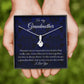To My Grandmother - Royal Blue - Alluring Beauty Necklace