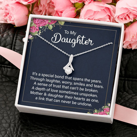 To My Daughter - It's A Special Bond Alluring Beauty Necklace