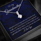 To My Grandmother - Royal Blue - Alluring Beauty Necklace