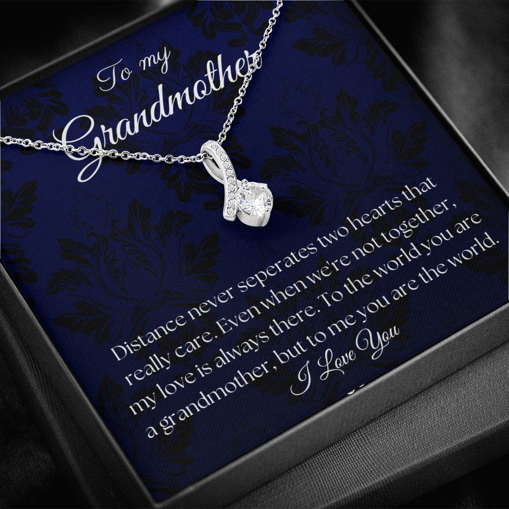 To My Grandmother - Royal Blue - Alluring Beauty Necklace