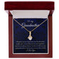 To My Grandmother - Royal Blue - Alluring Beauty Necklace