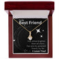 To My Best Friend - You Shine Brighter - Alluring Beauty Necklace