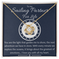 To My Sailing Partner for Life - Love Boat - Love Knot Necklace - The Gift Eternal
