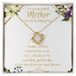 To My Beautiful Mother - On My Wedding Day - Love Knot Necklace