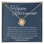 Happy Retirement - Congratulations - Love Knot Necklace for Her
