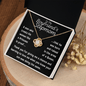 To My Boyfriend's Stepmom - Mono Noir US Version - Love Knot Necklace - The Gift Eternal