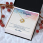 To My Daughter - When It Is Too Hard Love Knot Necklace