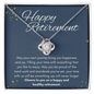 Happy Retirement - Congratulations - Love Knot Necklace for Her