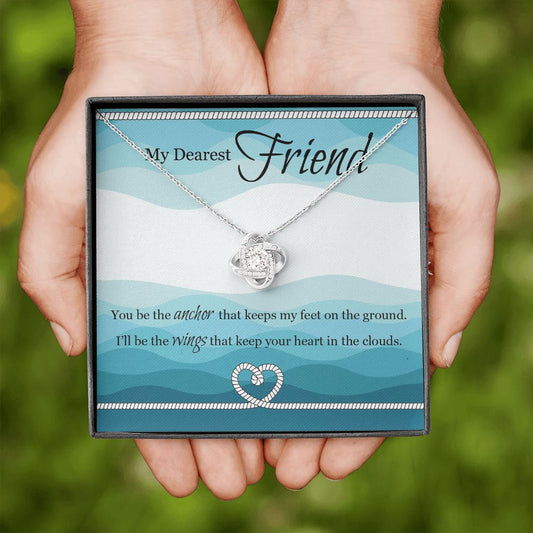 My Dearest Best Friend - Love Knot Necklace