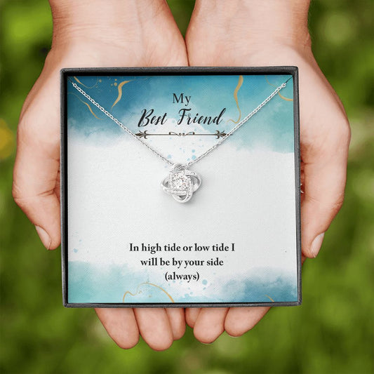 Best Friend -Always By Your Side - Love Knot Necklace