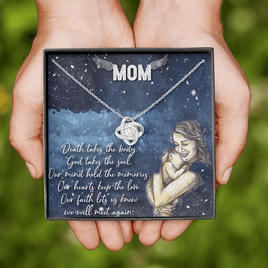 Mom Remembrance - Love Knot Necklace