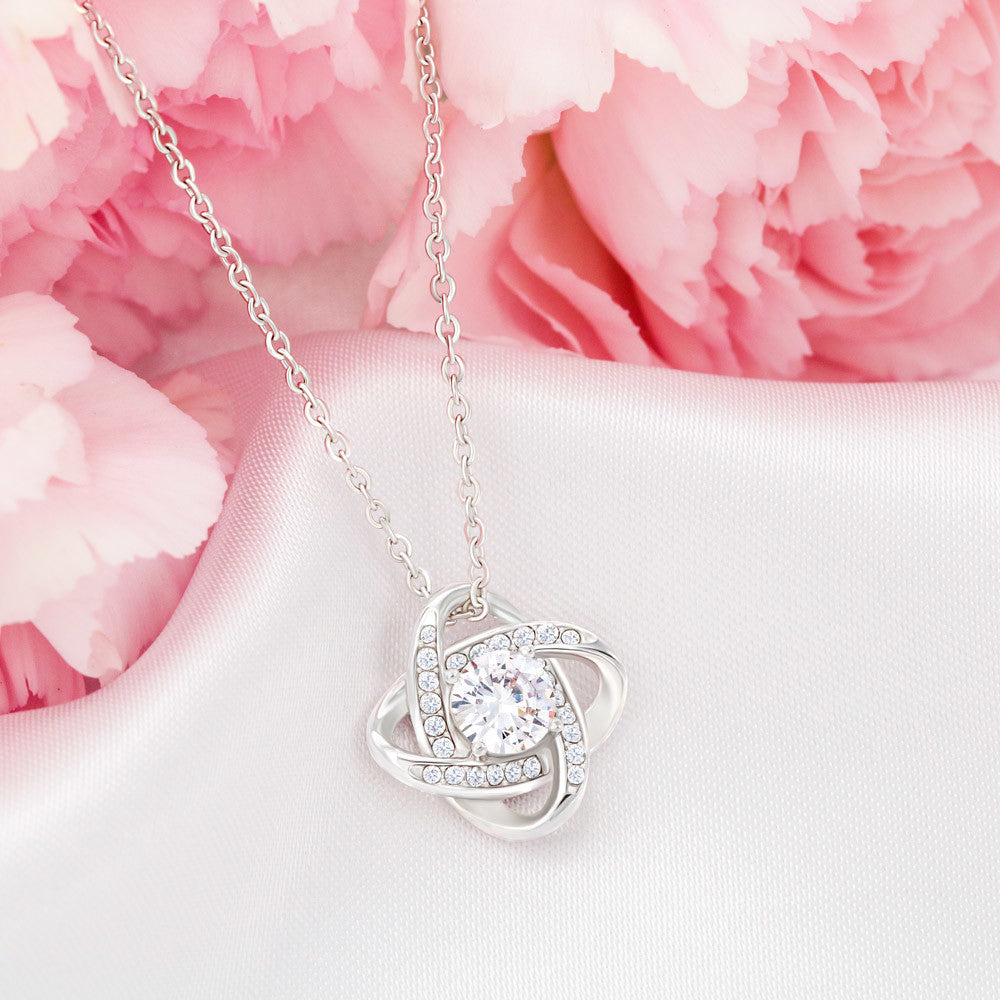 To My Moon and Stars - My Universe - Love Knot Necklace