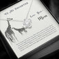 To My Daughter - Never Forget Love Knot Necklace