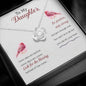 To My Daughter - Some Days Are Better Love Knot Necklace