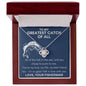 My Greatest Catch of All - You Chose to Swim To Me - Love Knot Necklace