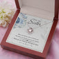 Unbiological Sister - Friends who become Family - Love Knot Necklace