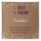 To My Best Friend - True Friends Are Never Far - Personalized Name Necklace
