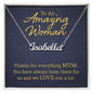 To an Amazing Woman Mum - Personalized Name Necklace