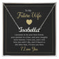 To My Future Wife - I Promise - Personalized Name Necklace