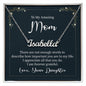 To My Amazing Mom - Not Enough Words - Personalized Name Necklace
