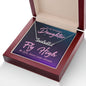 To my Beautiful Daughter - Fly High - Personalized Name Necklace