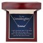 To My Granddaughter - Personalized Name Necklace