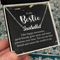 To My Bestie - Like Happy Memories - Personalized Name Necklace