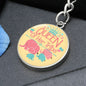 Mother - Queen of Her Tribe - Engravable Circle Keychain