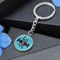 Best Mom Ever - Engravable Circle Keychain