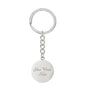 When You Go Through Deep Waters - Isiah 43:2 - Engravable Circle Keychain