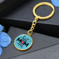Best Mom Ever - Engravable Circle Keychain