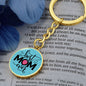 Best Mom Ever - Engravable Circle Keychain