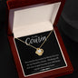 To My Cousin - Simply Eternal - Love Knot Necklace - The Gift Eternal