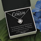 To My Cousin - Simply Eternal - Love Knot Necklace - The Gift Eternal